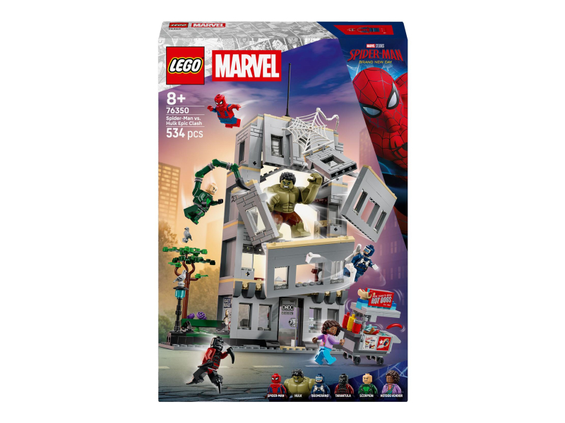 LEGO SUPER HEROES 76350 Epischer Showdown: Spider-Man gegen Hulk