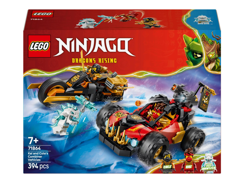 LEGO NINJAGO 71864 Kais und Coles Kombi-Fahrzeuge