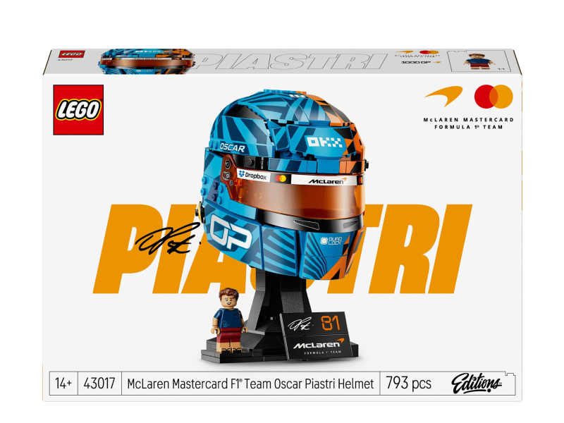 LEGO® Editions 43017 Oscar Piastri McLaren Mastercard F1® Team Helm