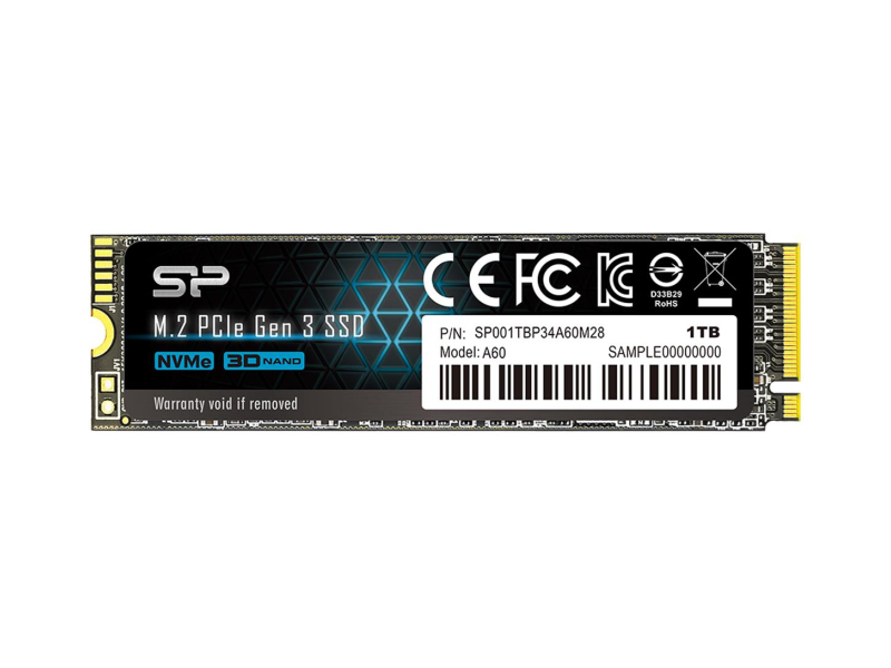 Silicon Power 1TB M.2 PCIe NVMe A60