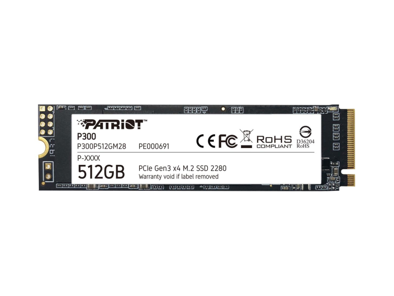 Patriot 512GB M.2 PCIe NVMe P300