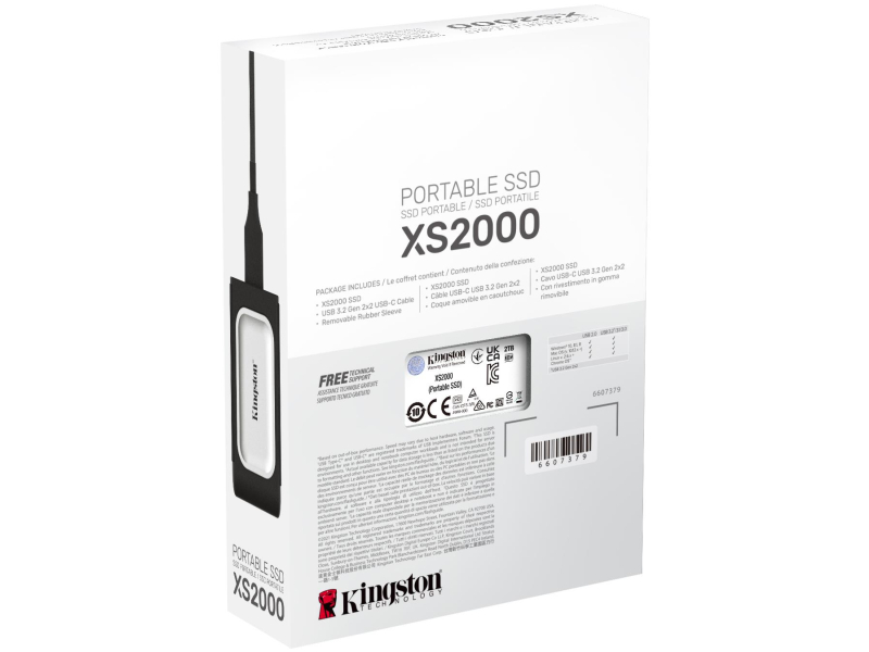 Kingston XS2000 SSD im Einsatz