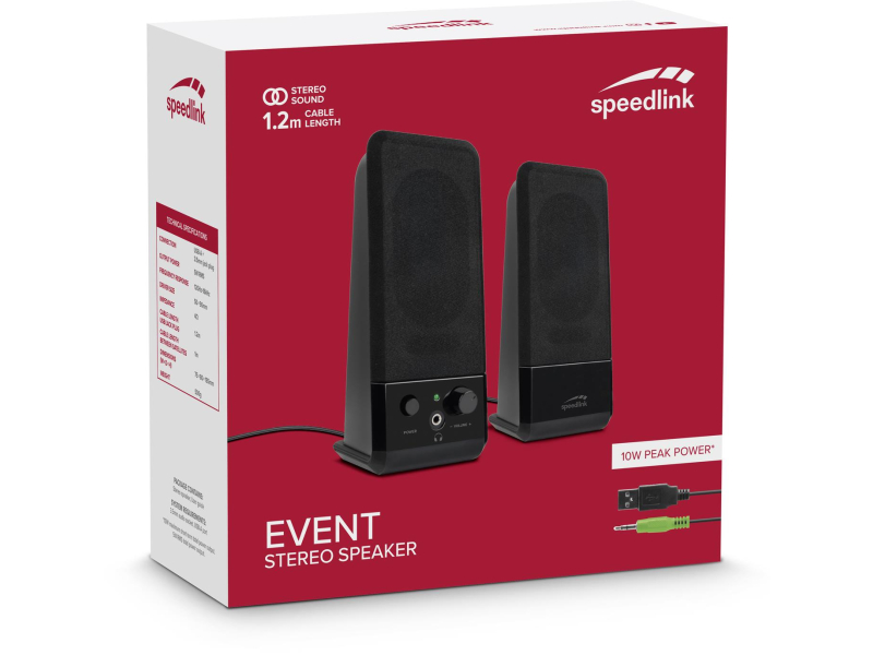 SpeedLink EVENT Stereo Speakers