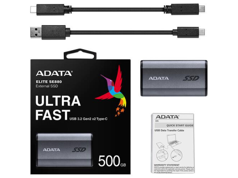 Extreme Übertragungsgeschwindigkeit ADATA SE880