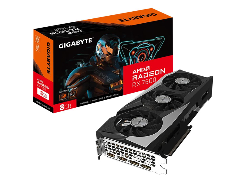 Gigabyte Radeon RX 7600 Gaming OC 8GB GDDR6
