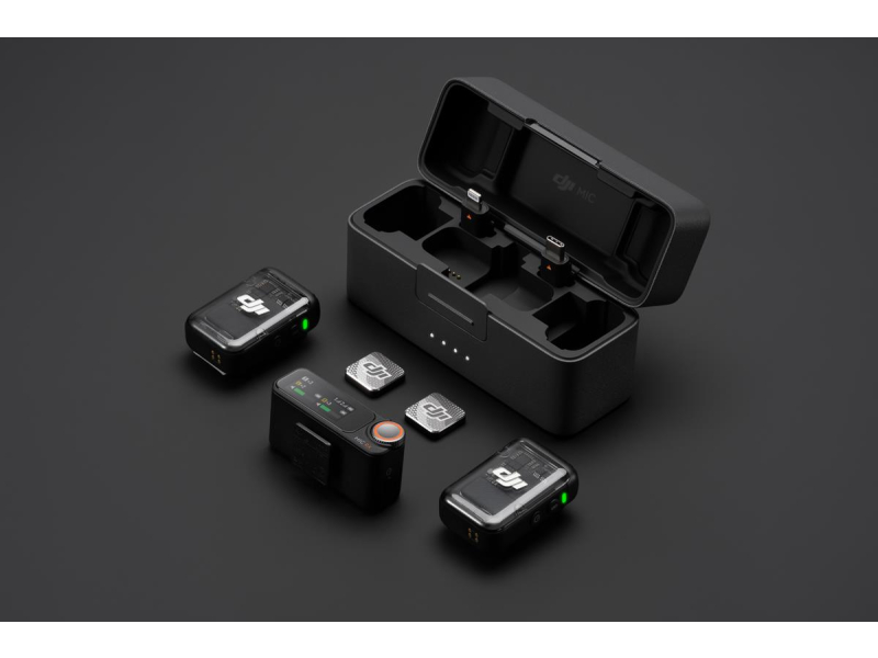 DJI Mic 2 (2 TX + 1 RX) - drahtloses Mikrofonsystem
