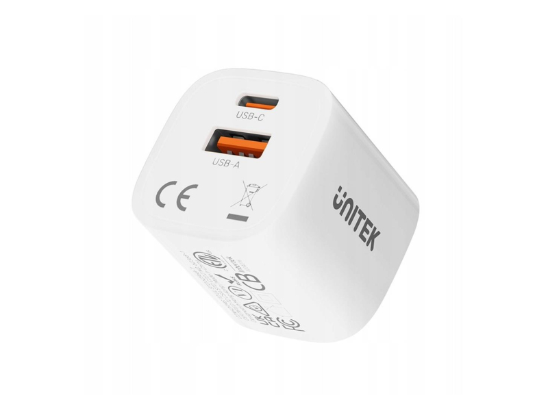 Unitek Netzladegerät 33 W – USB-C, USB-A