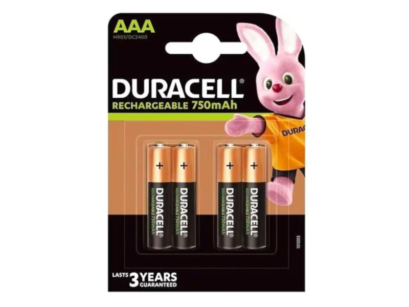 Duracell Akku AAA/LR3 750mAh 4 Stk. Blister