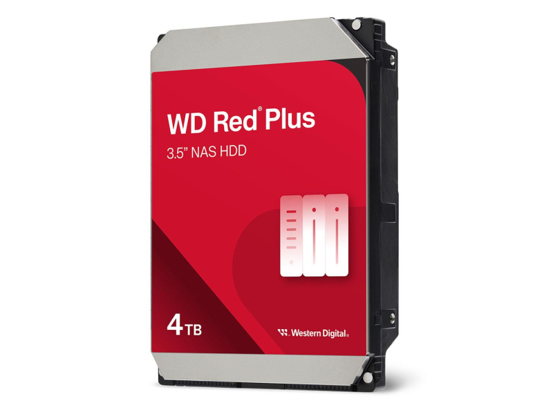 WD Red Plus 4TB 5400U/min. 128MB