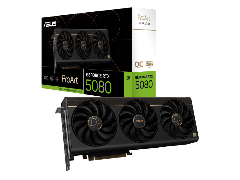 ASUS GeForce RTX 5080 ProArt OC 16GB GDDR7 DLSS4
