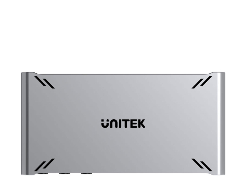 Unitek KVM-Umschalter USB-C 10Gbps mit HDMI und Dateitransfer