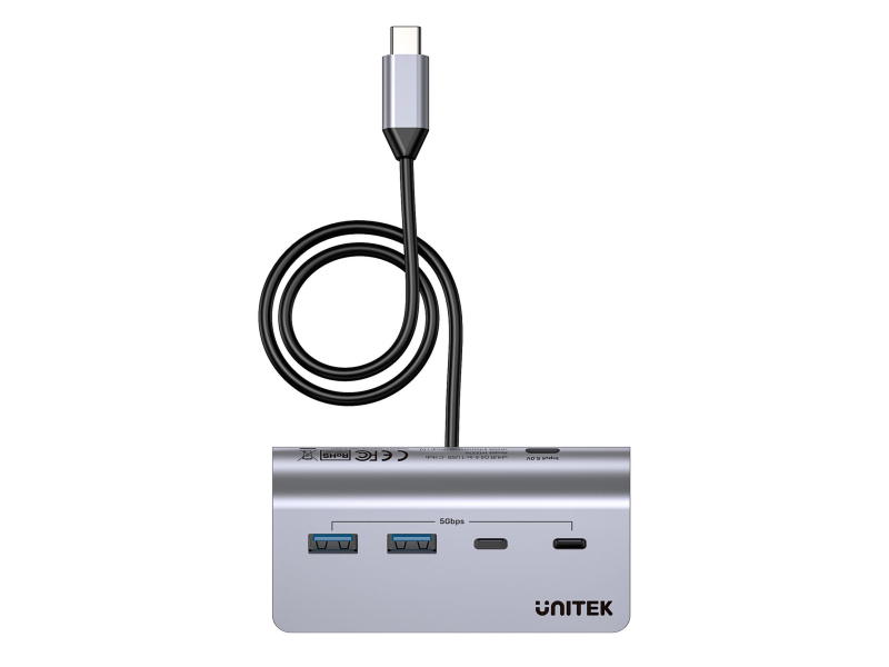 Unitek Hub Aluminium USB-A/USB-C mit 4 Ports 5Gbp