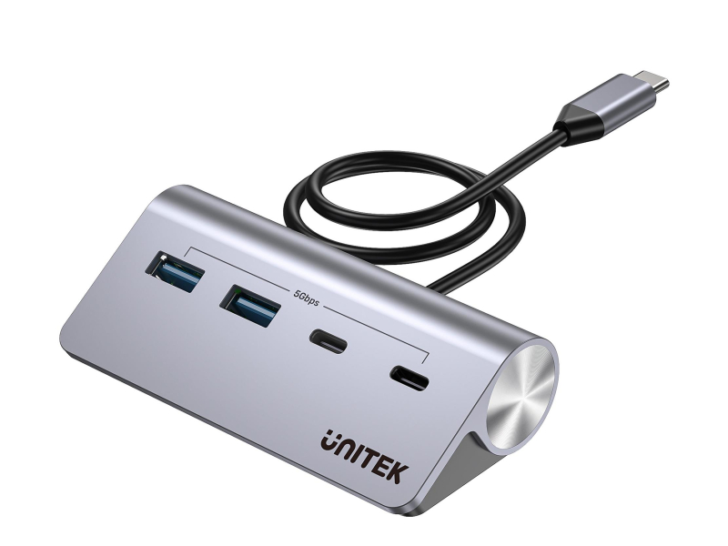 Unitek Hub Aluminium USB-A/USB-C mit 4 Ports 5Gbp