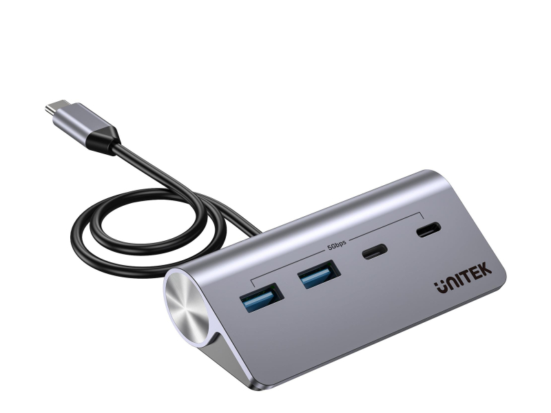 Unitek Hub Aluminium USB-A/USB-C mit 4 Ports 5Gbp