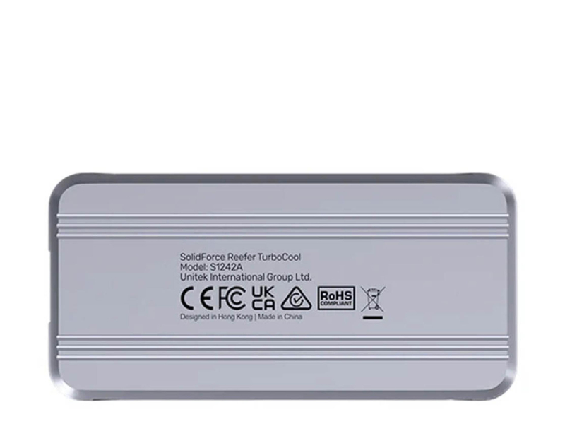 Unitek Aktiv gekühltes Gehäuse M2 NvMe SSD USB4 40Gbps