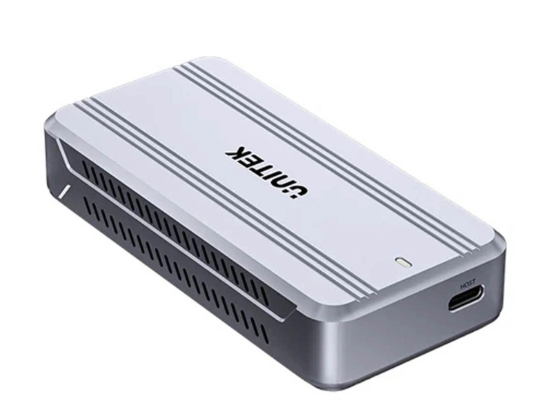 Unitek Aktiv gekühltes Gehäuse M2 NvMe SSD USB4 40Gbps