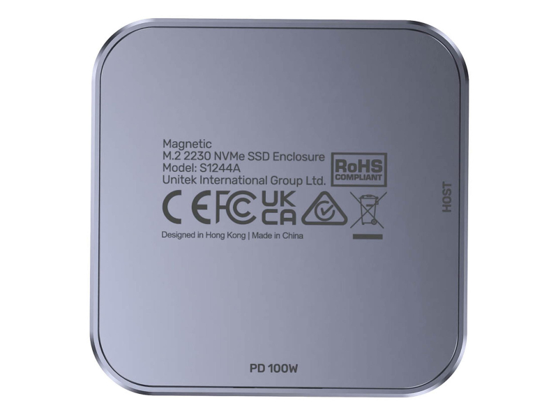 Unitek Magnetgehäuse SolidForce Reefer USB-C für M.2 SSD (NVMe)
