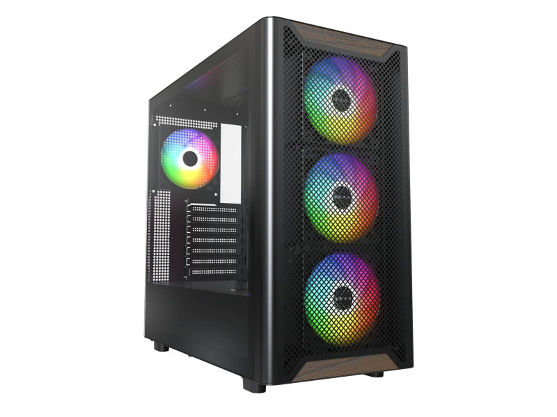 Montech XR Wood ARGB Black