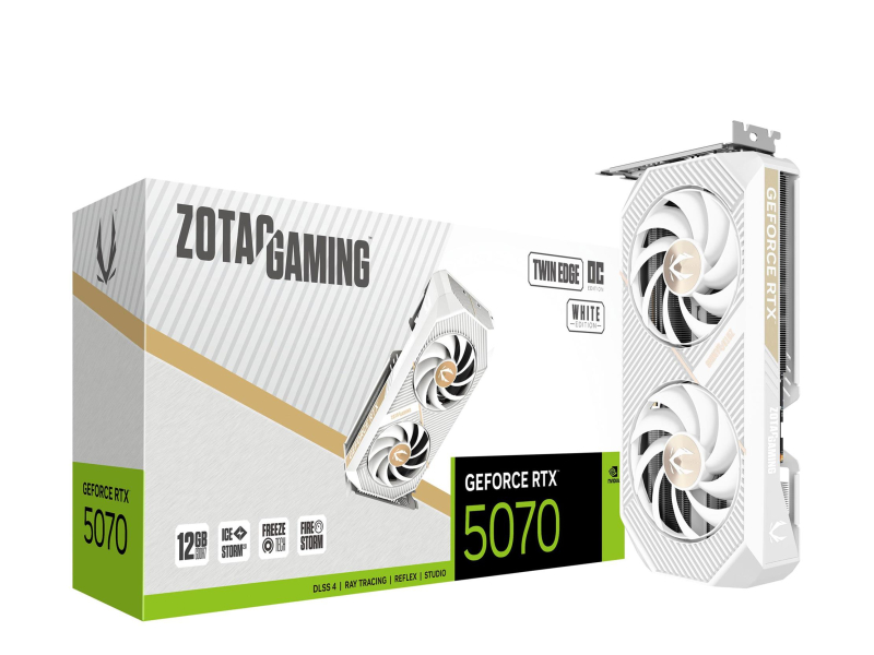 Zotac GeForce RTX 5070 Twin Edge OC White 12GB GDDR7 DLSS4