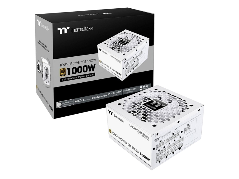 Thermaltake ToughPower GT 1000W 80 Plus Gold ATX 3.1 Weiß