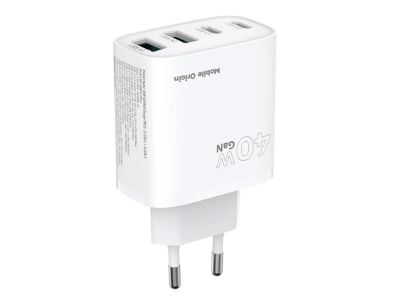 Mobile Origin GaN Wall Charger PW22 - 2x 40W