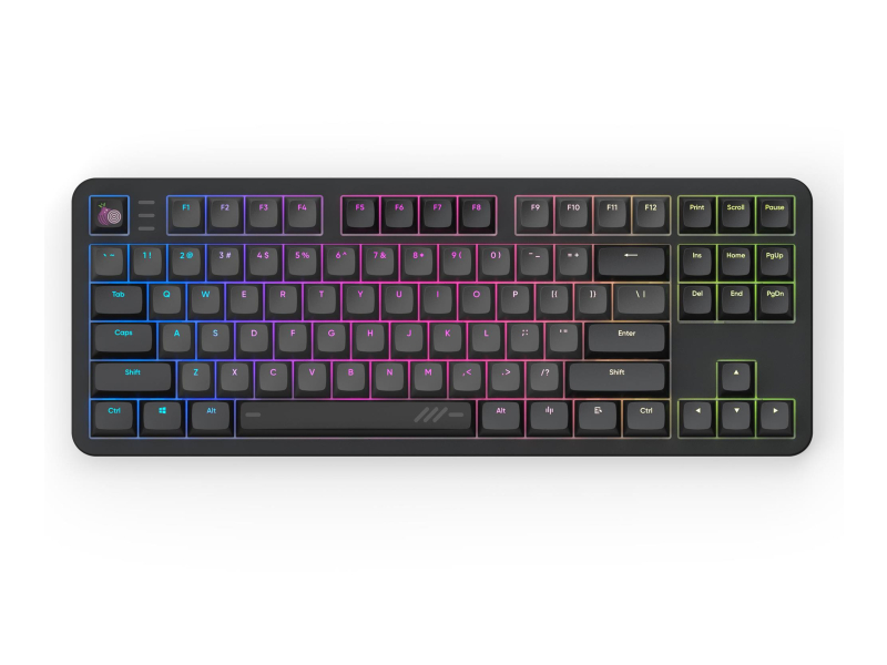 Dark Project ALU87A Onionite V2 Wired Black G3MS Amethyst Hot-Swap RGB