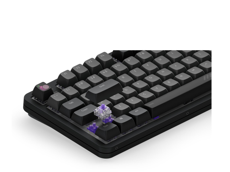 Dark Project ALU87A Onionite V2 Wired Black G3MS Amethyst Hot-Swap RGB