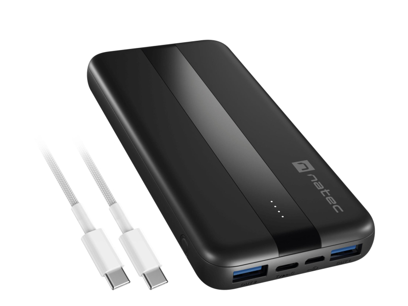 Natec Powerbank + Kabel Trevi Slim Q V2 10000mAh PD