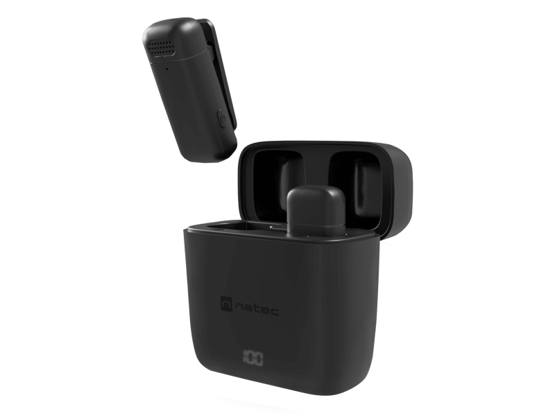 Natec Hopper kabelloses Ansteckmikrofon Lightning