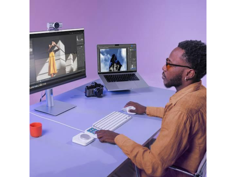 Logitech MX Creative Console Hellgrau