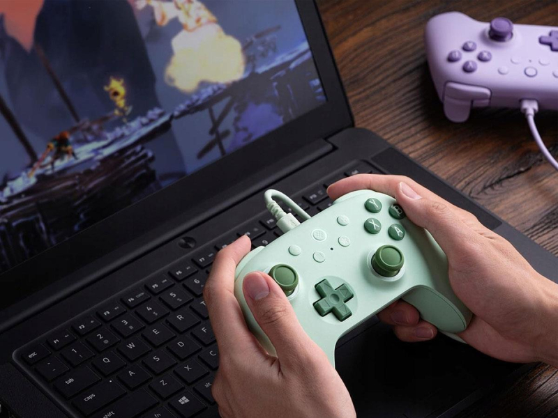 8BitDo Ultimate 2C Wired Pad Green