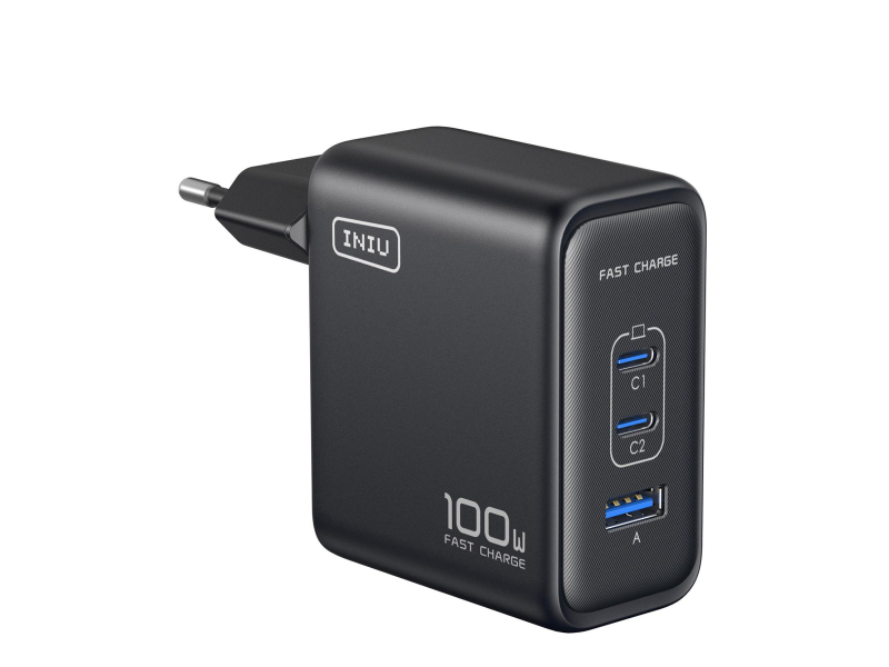 INIU Leopard Charger 100W 2 x USB-C, USB-A faltbar