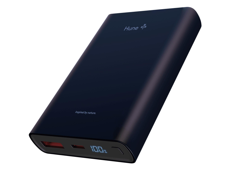Hune Powerbank 10.000mAh USB-A/USB-C Ocean Blue