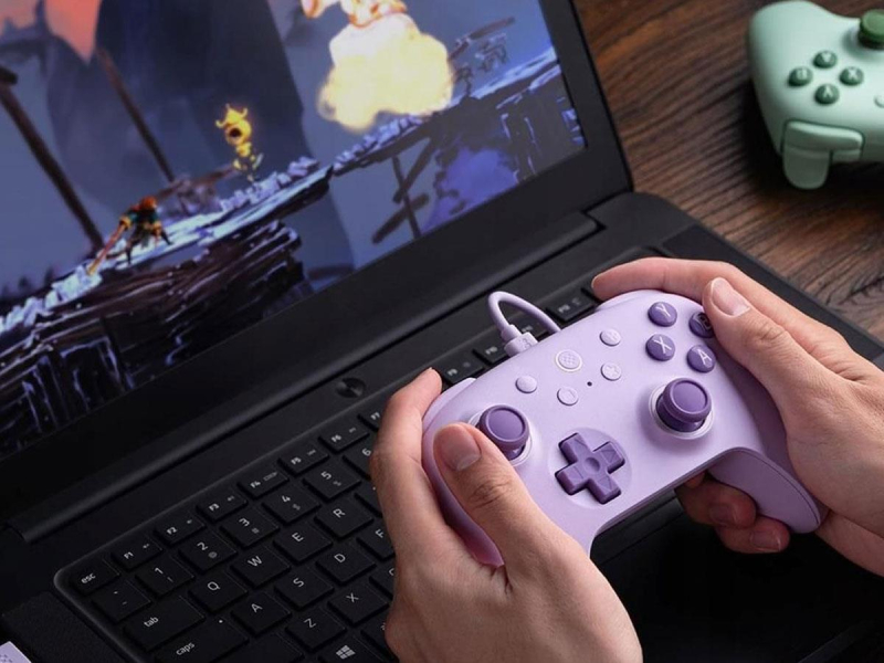 8BitDo Ultimate 2C Wired Pad Purple