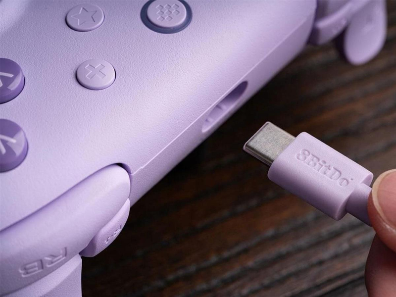 8BitDo Ultimate 2C Wired Pad Purple