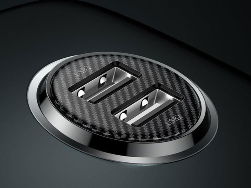 Doppelte USB-Anschlüsse des Ladegeräts