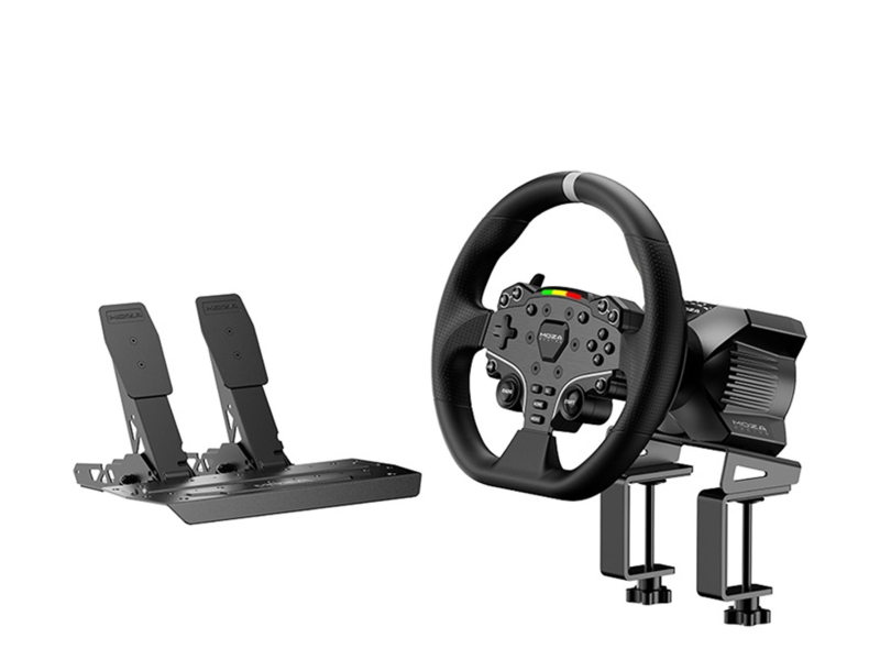 Moza Baza R3 + Lenkrad + Pedale SRP-Lite + Klemmen RS074 (PC)