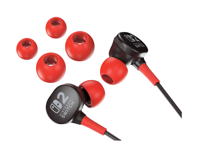 PowerA Lizenzierte Kabel-Ohrenstöpsel für Switch 2
