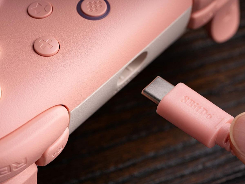8BitDo Ultimate 2C Wired Pad Peach