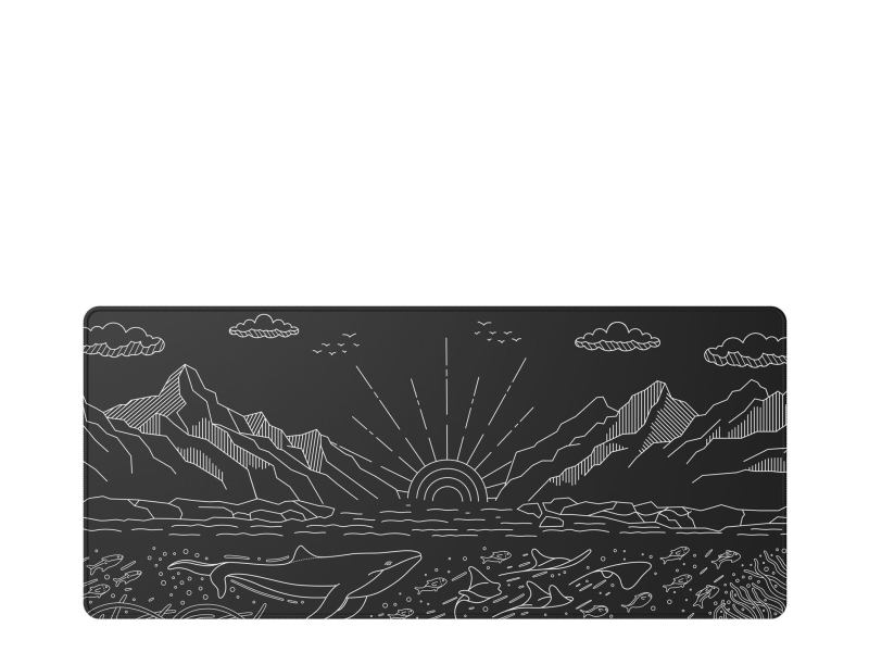 Dark Project Gaming Mousepad Terra Nostra Black XL