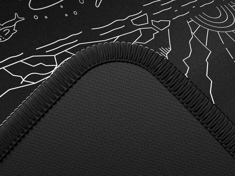 Dark Project Gaming Mousepad Terra Nostra Black XL