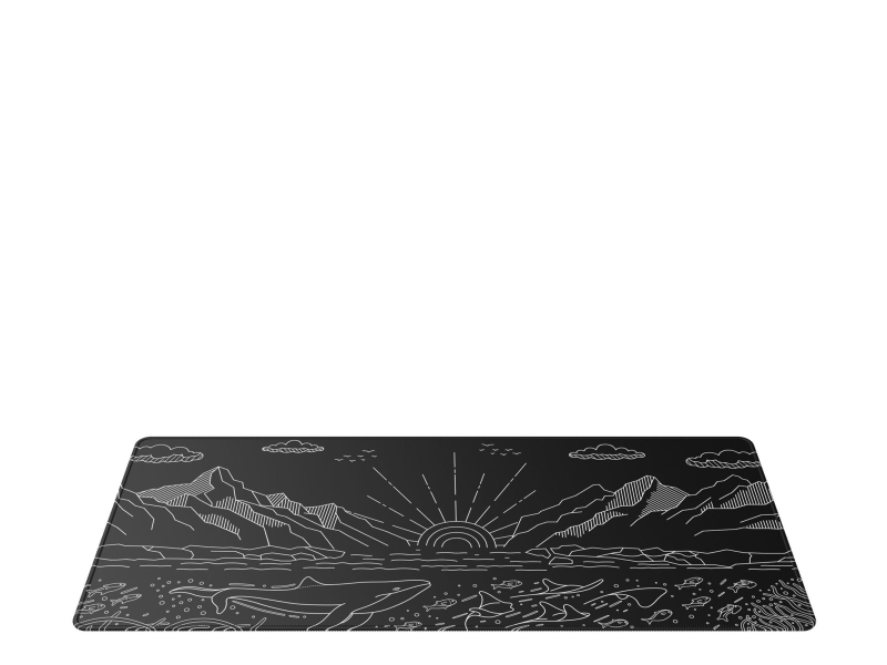 Dark Project Gaming Mousepad Terra Nostra Black XL