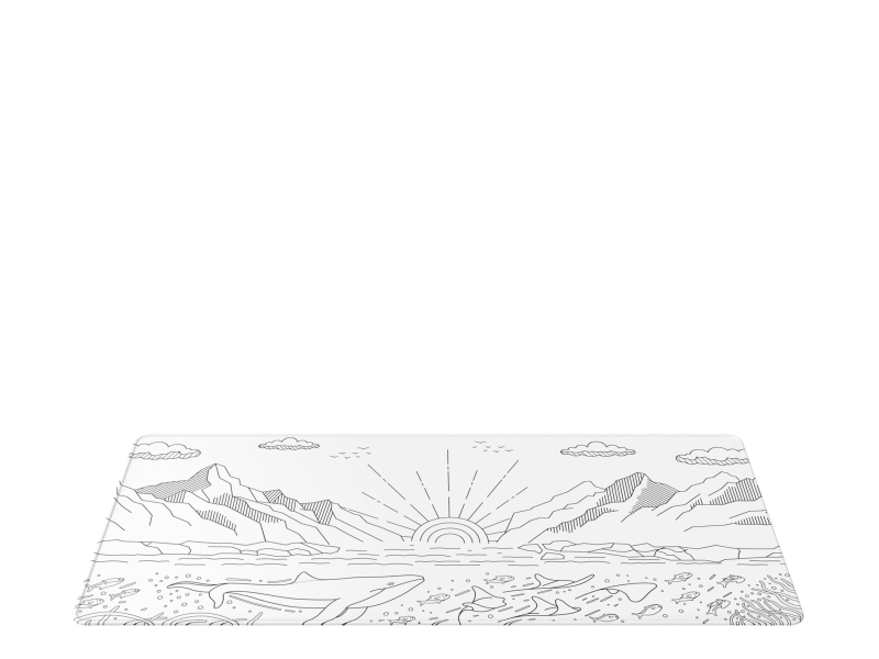 Dark Project Gaming Mousepad Terra Nostra White XL