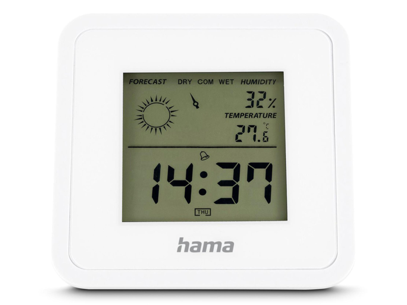 Hama Thermometer/Hygrometer Borneo Weiß