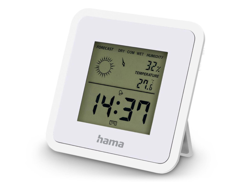Hama Thermometer/Hygrometer Borneo Weiß