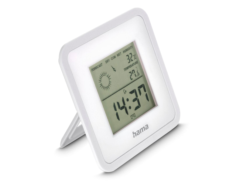 Hama Thermometer/Hygrometer Borneo Weiß