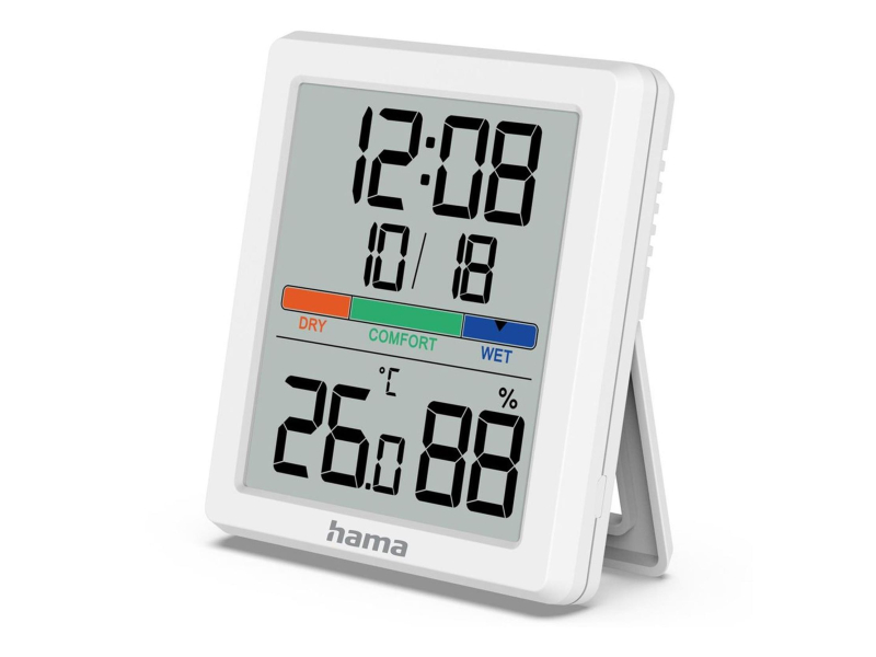Hama Thermometer Hygrometer Paros Weiß