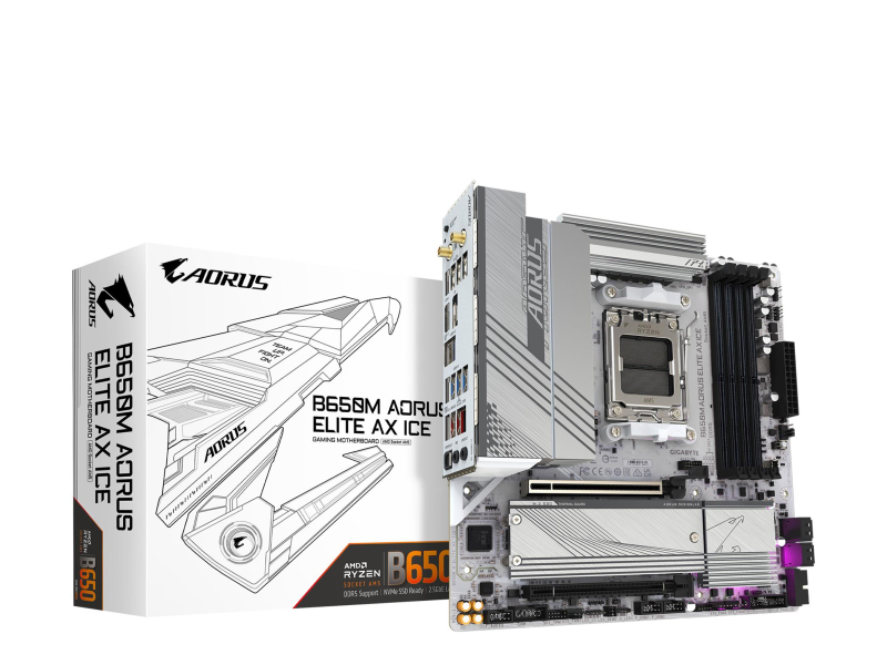 Gigabyte B650M AORUS ELITE AX ICE