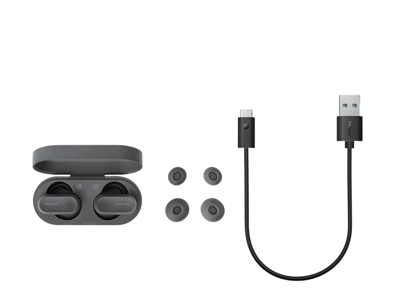 Philips TAT3509 Grau HYBRID ANC