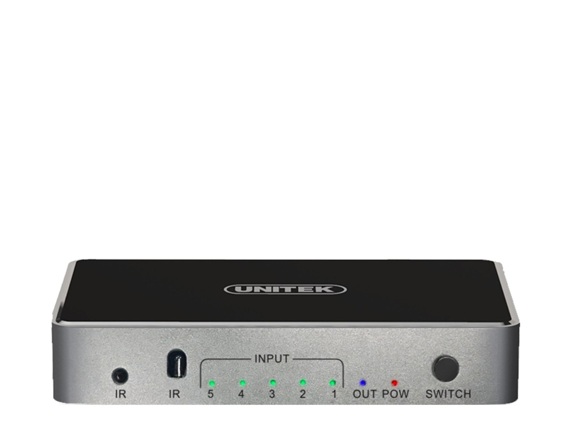 Unitek HDMI-Umschalter 1.4b 5 IN-1 OUT 4K